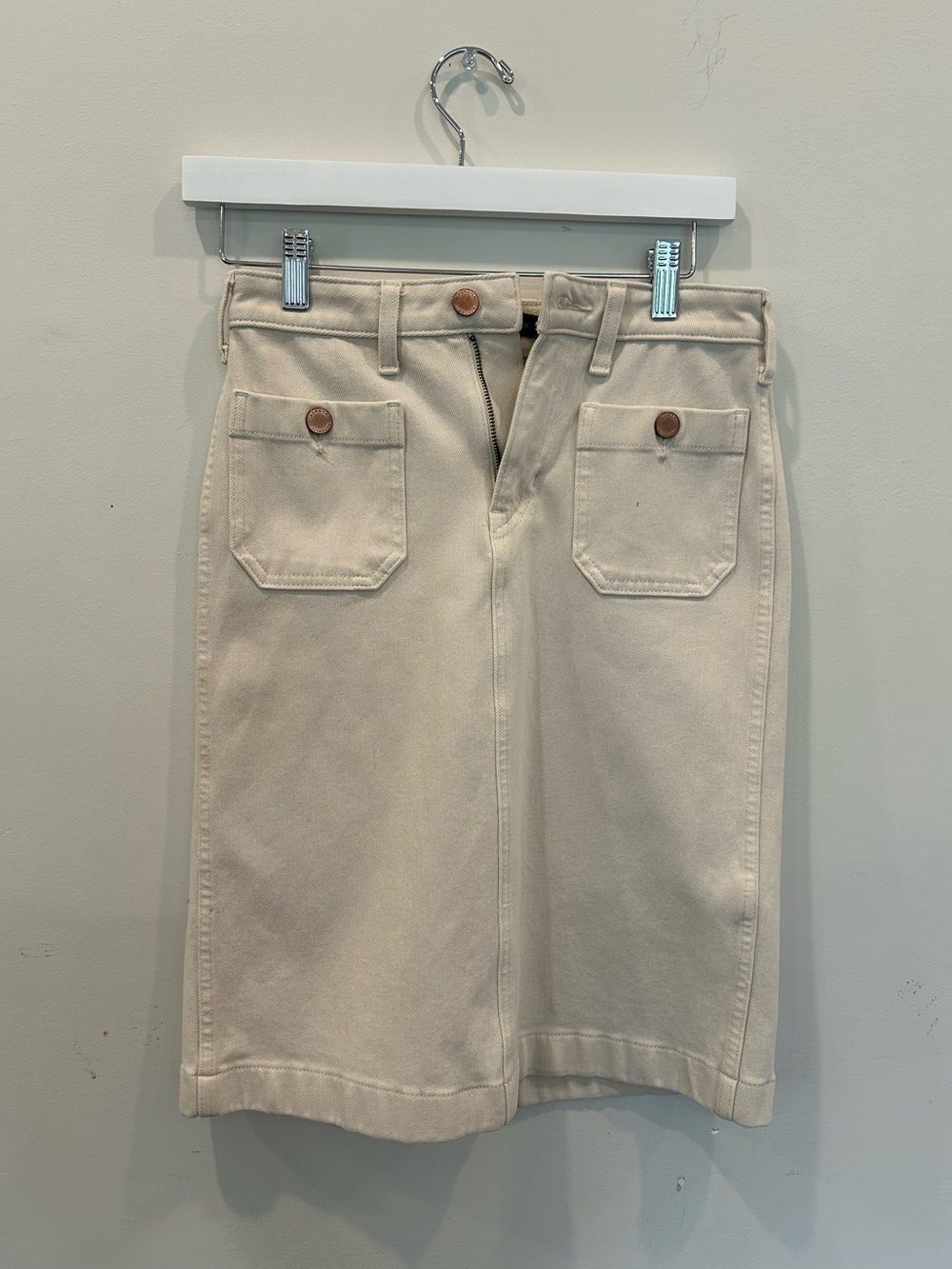 Banana Republic Beige denim skirt